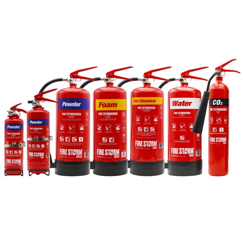 Fire extinguisher powder - fire,