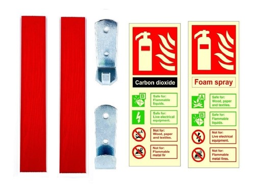 Wooden extinguisher backboard - extinguisher,